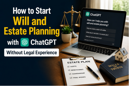 How to Start Will and Estate Planning with ChatGPT Without Legal Experience